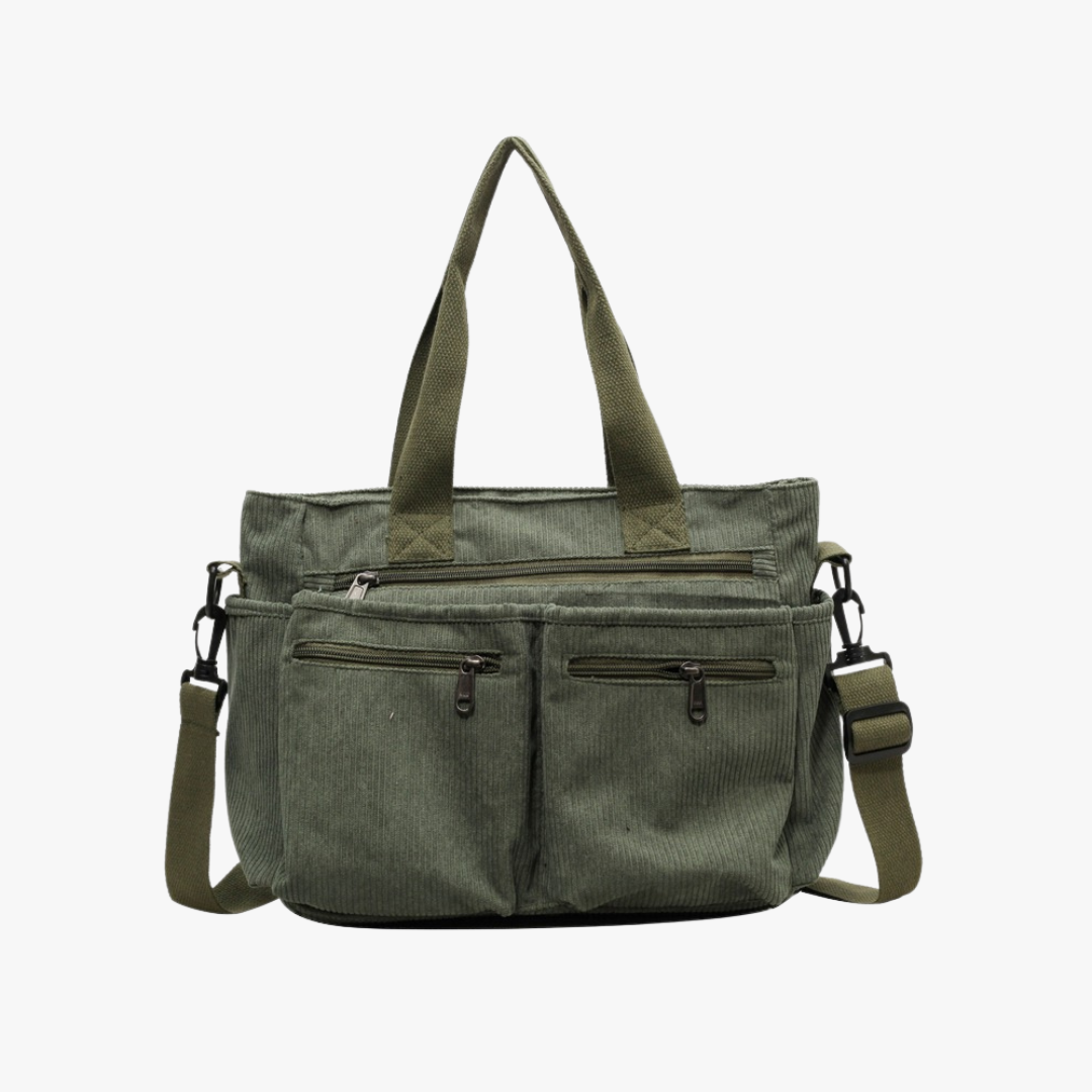 Corduroy Book Tote Bag