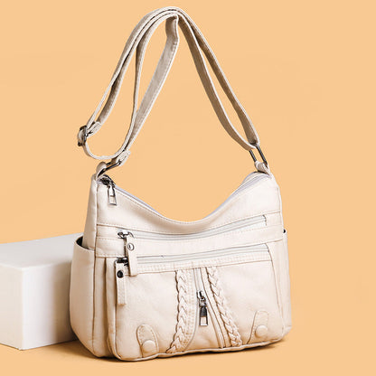 Brielle - Multi-compartment Washed  Bag