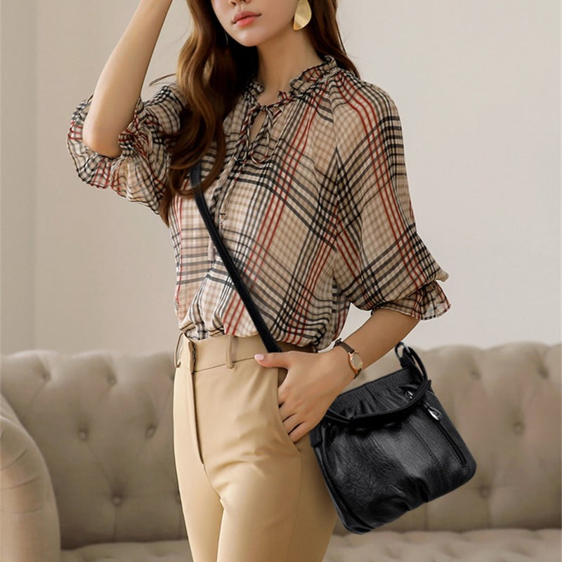 Bieke - Stylish Handbag White Adjustable Shoulder Strap