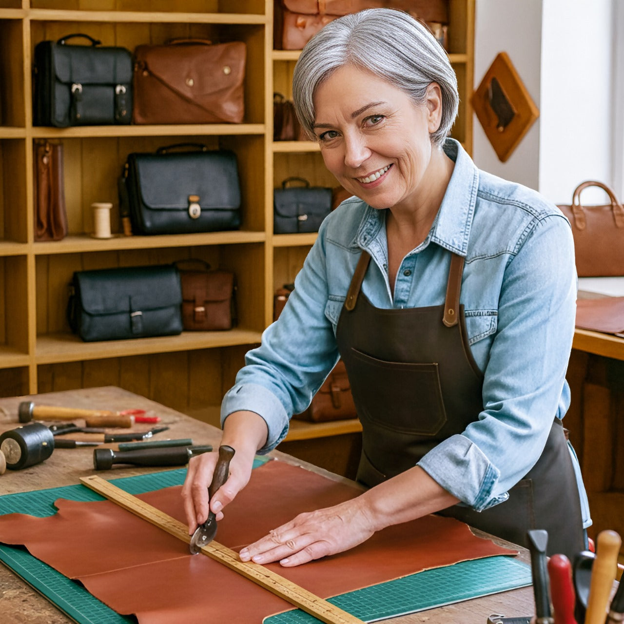 Clarissa - Indentation Stylish Messenger Bag