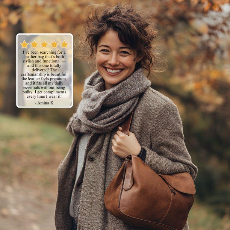 Amber -  Unique One-shoulder Crossbody Square Pouch