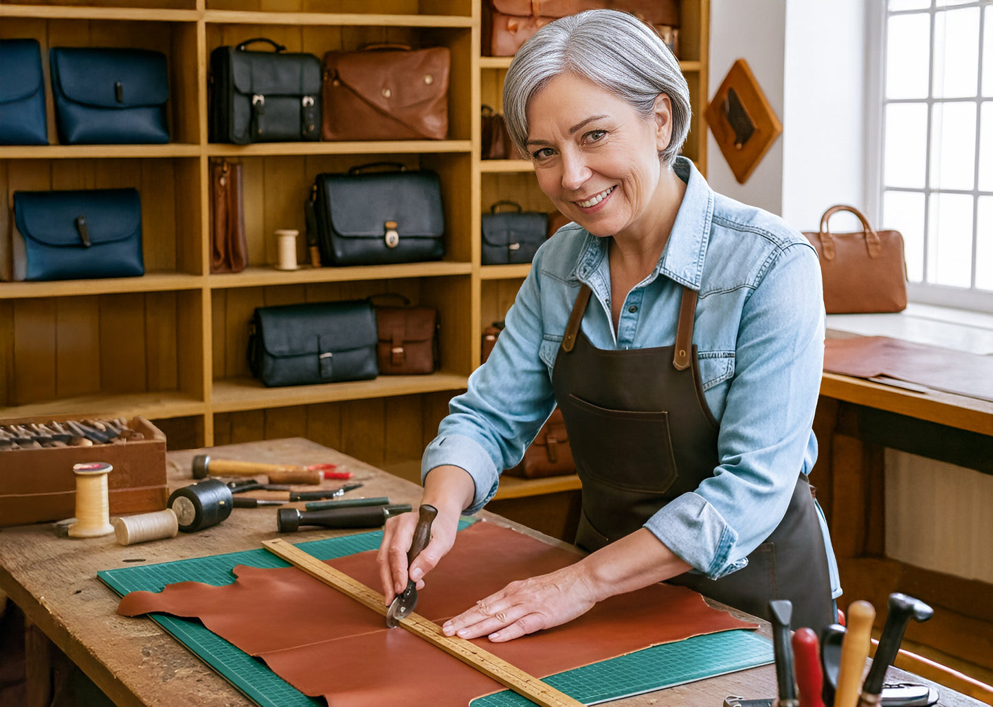 Amber -  Unique One-shoulder Crossbody Square Pouch