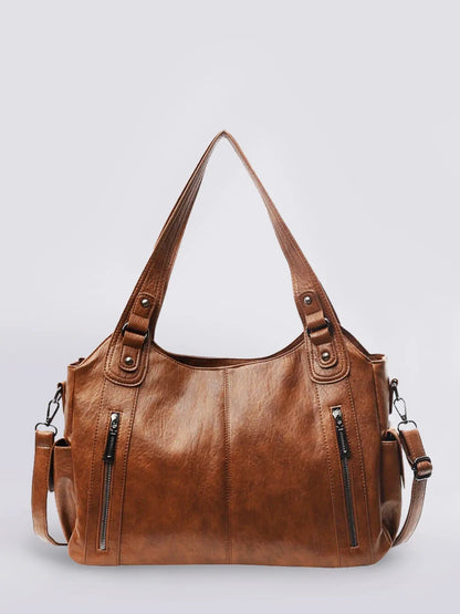 Classic Multi-Pocket Shoulder Bag – Stylish & Versatile for Everyday Use